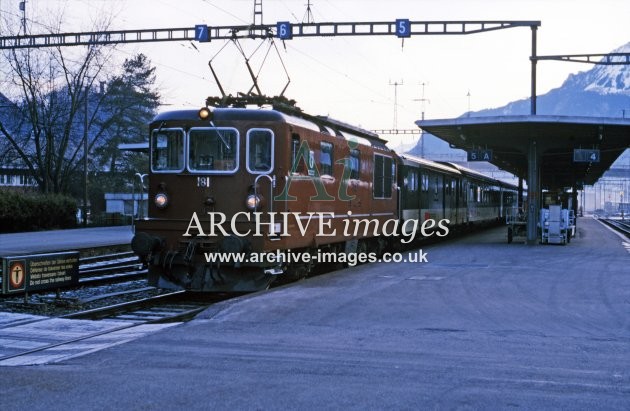 Interlaken Railway Station 1990