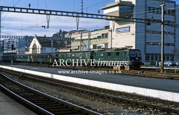 Lausanne Railway Station 1990