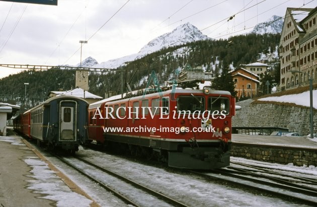 St Moritz Railway Station 1999