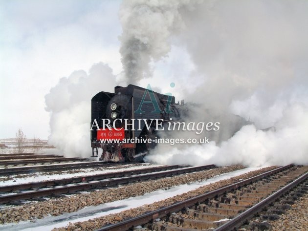 QJ at Benhong, JiTong Railway 2003