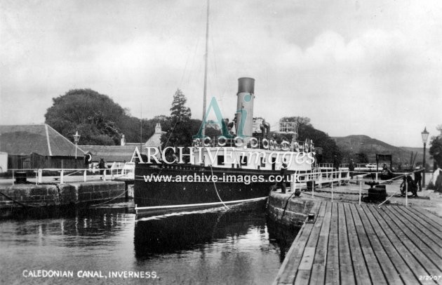 Caledonian Canal, Lock & Steamer, inverness