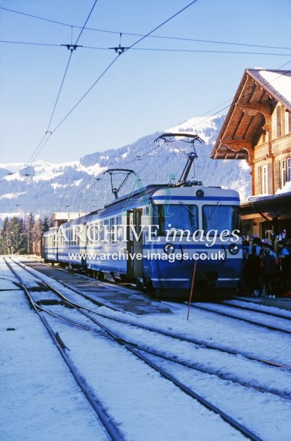 Gstaad Railway Station 1988