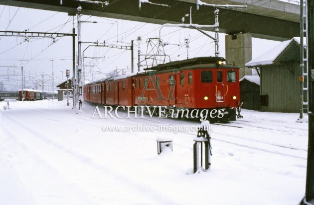 Interlaken Ost Railway Station 1988