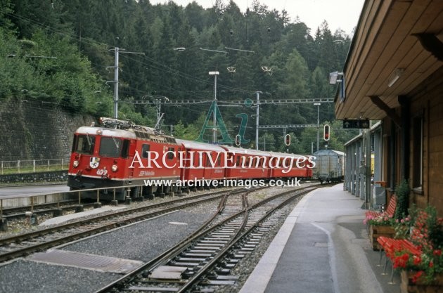 Reichenau Tamins Railway Station 2001