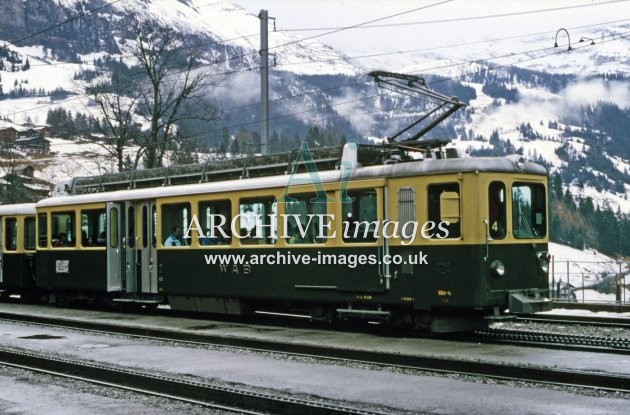 Wengernalpbahn No 4 Sept 1989