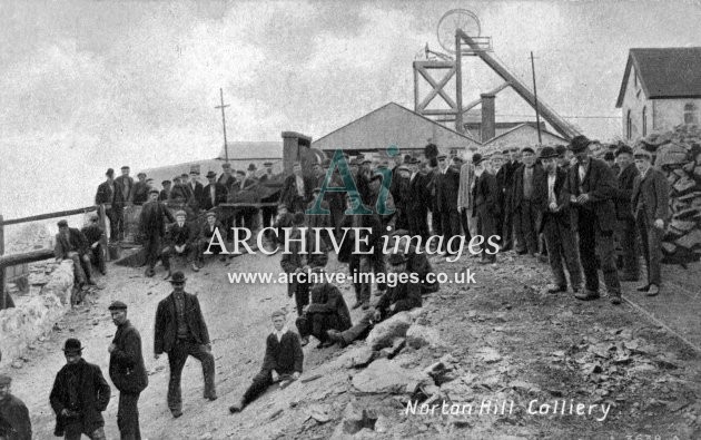 Norton Hill Colliery, Group of Miners c1908