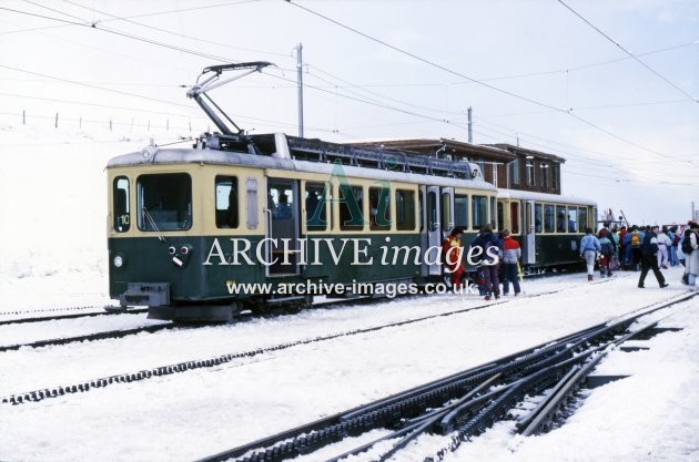 Wengernalpbahn No 10 Sept 1989