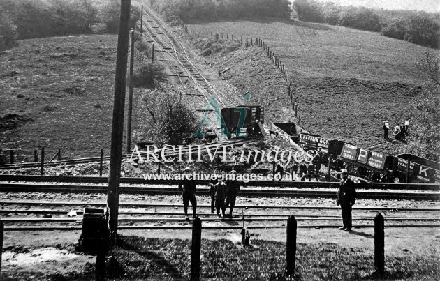 Kilmersdon Colliery Incline smash, PO Wagons JR 