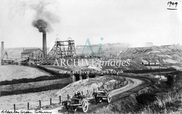 Adderley Green Colliery 1909 JR