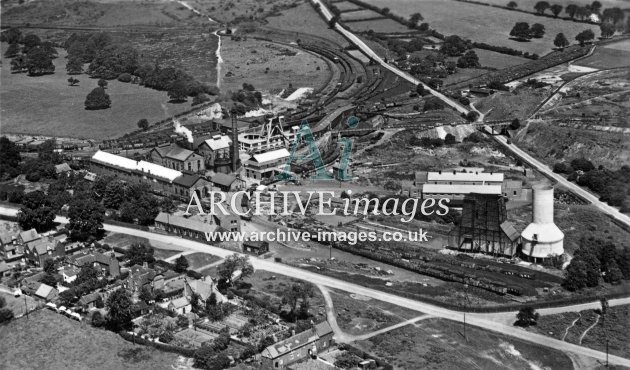 Baddesley Collieries aerial view