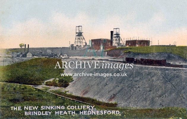 Brindley Heath Colliery, Sinking, Hednesford JR
