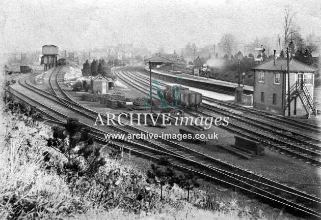 Cheltenham Malvern Road Railway Station c1910