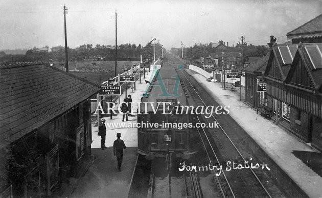 Formby Railway Station & electric train
