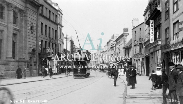 Cheltenham High St & Tam No. 14 c1905