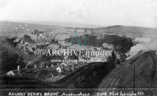 Huddersfield, railway at Berry Brow