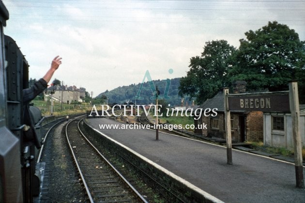 Brecon Railway Station 1962