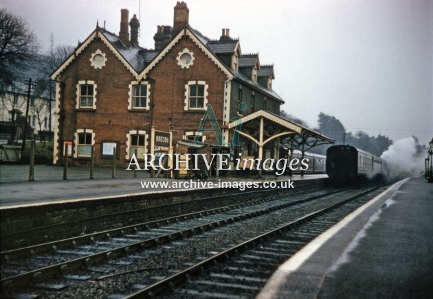 Brecon Railway Station 1962