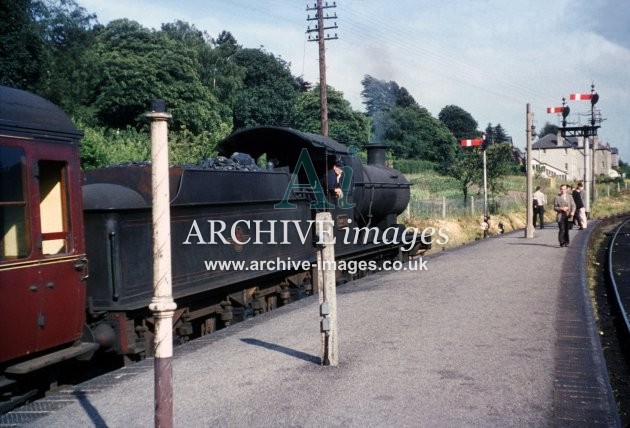 Brecon Railway Station 1962