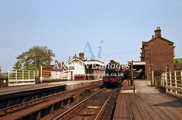 Builth Road High Level Railway Station 1963