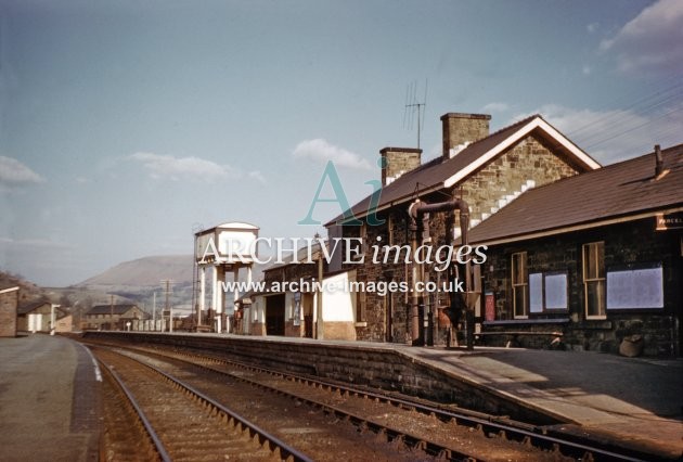 Builth Wells Railway Station 1962