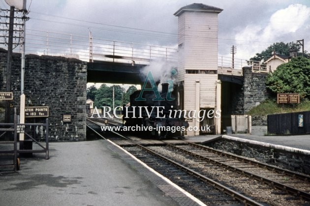 Builth Road Low Level Railway Station c1962