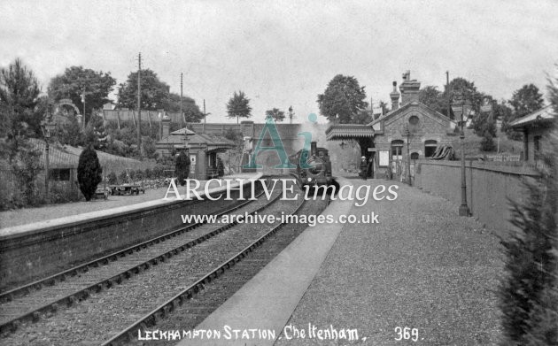 Cheltenham South & Leckhampton Railway Station c1908