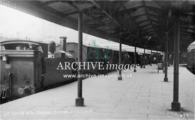 Cheltenham St James Railway Station c1908