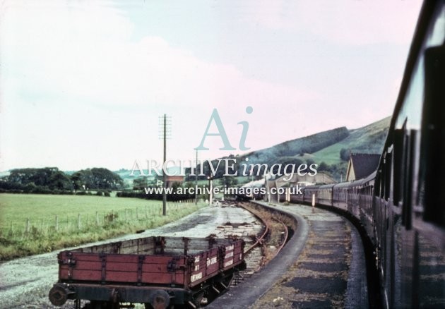 Moat Lane Junction Railway Station from train c1962