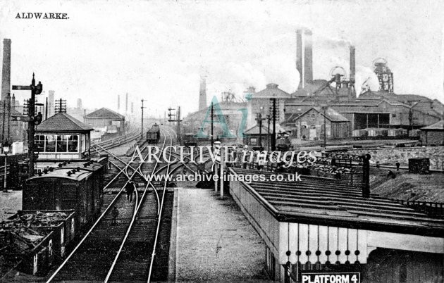 Aldwarke Colliery & Midland Railway station JR