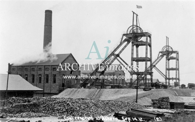 Askern Main Colliery, coal reached 14.9.12 JR