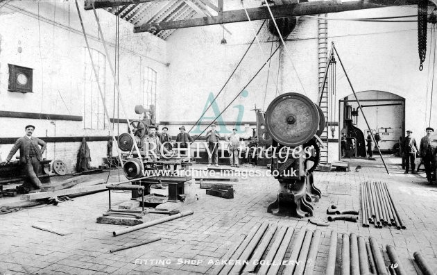 Askern Main Colliery, Fitting Shop c 1913 JR