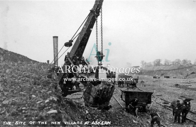 Askern Main Colliery, new village site JR