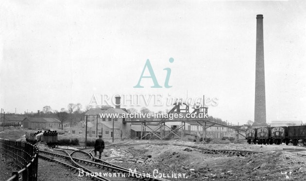 Brodsworth Main Colliery, Doncaster, PO wagons, E JR