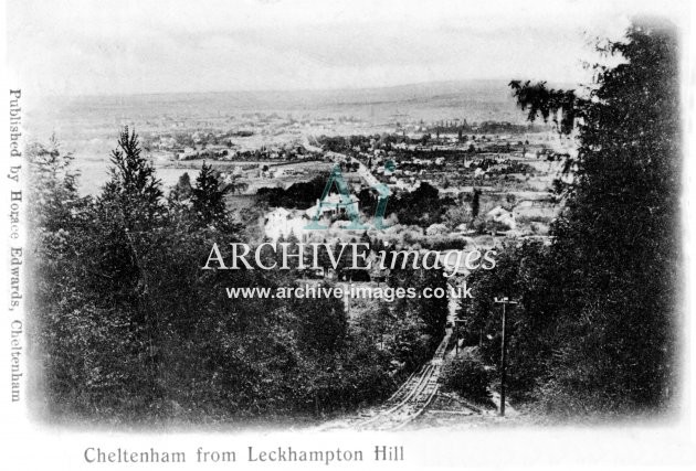 Cheltenham From Leckhampton & Middle Incline c1900