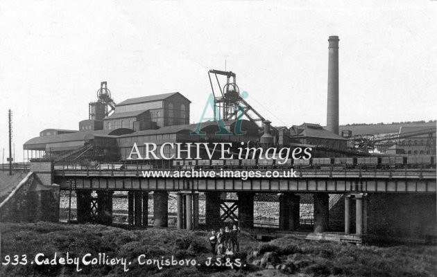 Cadeby Colliery, Conisboro A PO wagons c1916 JR