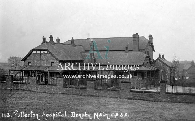 Denaby Main Colliery, Fullerton Hospital c1918 JR