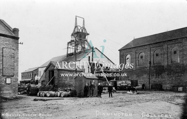 Dinnington Colliery B, PO wagons, c1913 JR
