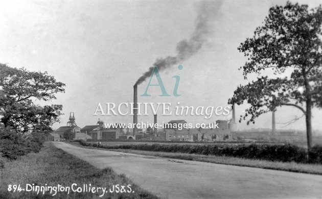 Dinnington Colliery J c1917 JR