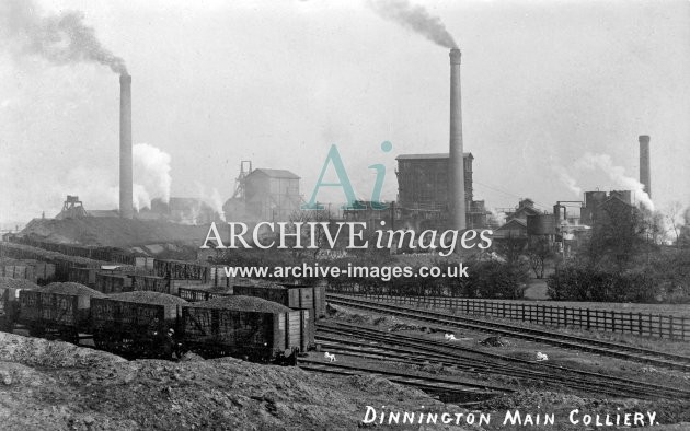 Dinnington Colliery K PO wagons c1912 JR