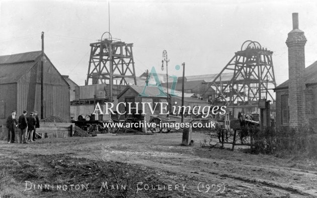 Dinnington Colliery M c1905 JR