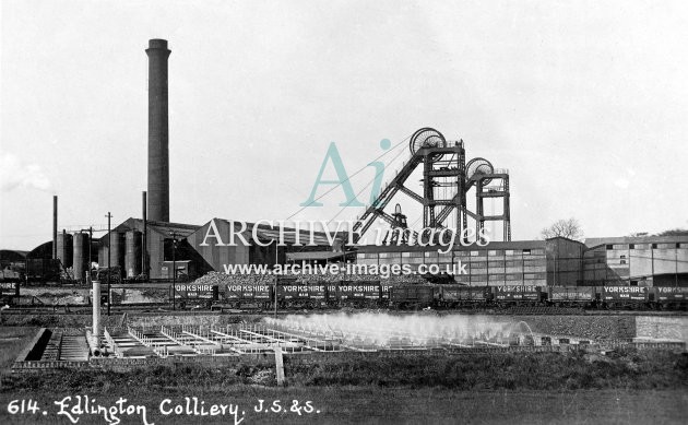 Edlington Colliery D PO Wagons JR