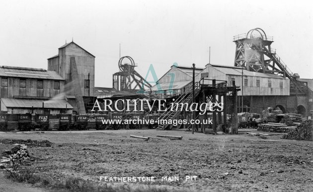 Featherstone Main Colliery E PO Wagons JR