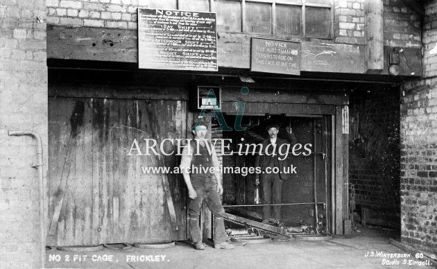 Frickley Colliery E, Pit Cage, c1914 JR