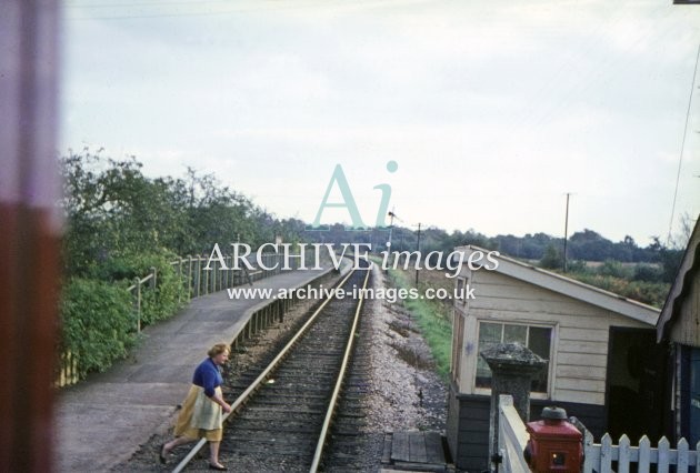 Ashcott Railway Station c1965