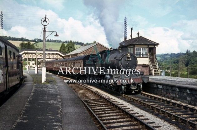 Dulverton Railway Station c1962