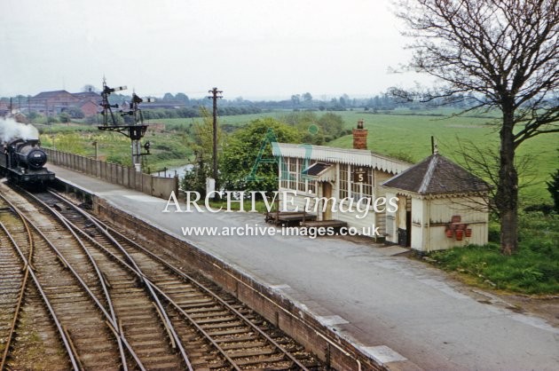 Highbridge S&D Railway Station 1960