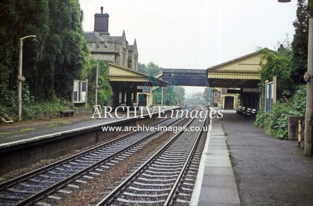 Keynsham & Somerdale Railway Station 1969