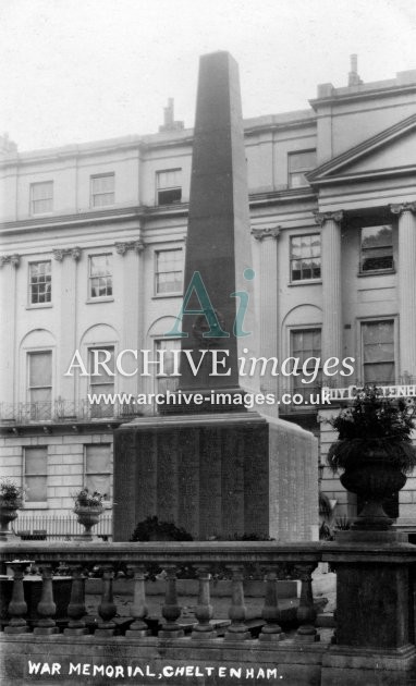 Cheltenham Promenade, War Memorial c1925