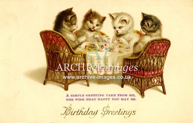 Cats at Tea