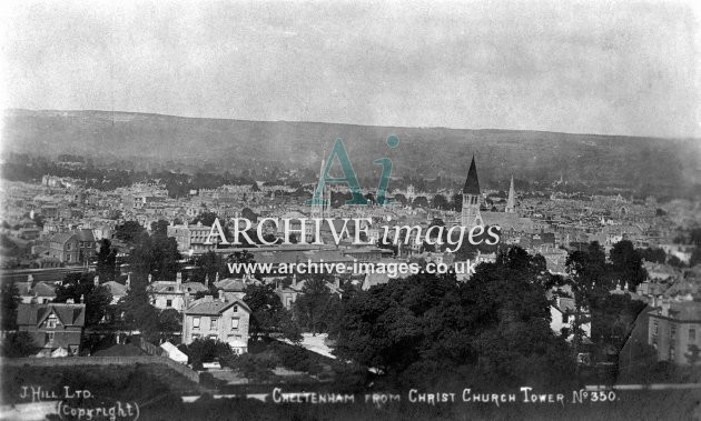 Cheltenham, St James from Christ Church Tower c1905